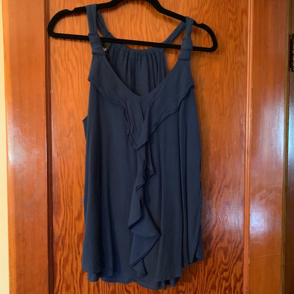 Navy Blue dressy tank top